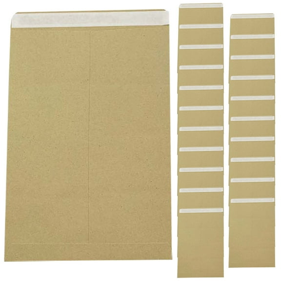 WORGEOUS 20Pcs Convenient Envelopes Self-adhesive Storage Bags A4 File Bags Postcard Envelopes Storage Bags