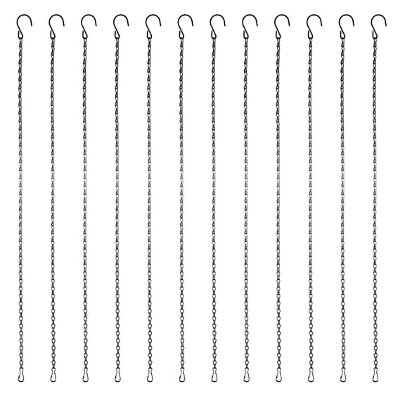 WORGEOUS 20pcs Hanging Basket Chains Heavy Duty Flowerpot Chain Birdcage Hanging Chain