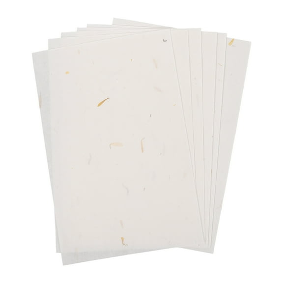 WORGEOUS 20pcs Japanese Calligraphy Xuan Paper Half Raw Ripe Xuan Chinese Rice Paper Sumi Calligraphy Paper For Calligraphy Writing Painting
