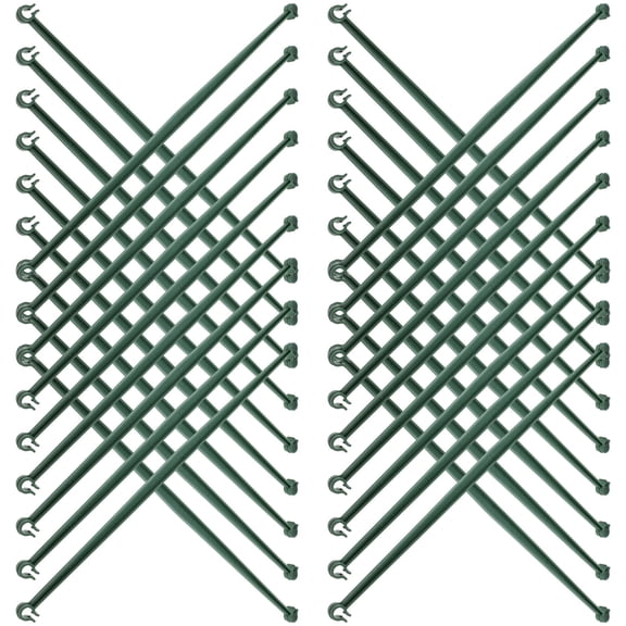 WORGEOUS 20pcs Trellis Stake Arms for Garden Frame Support, Plant Cage Connectors, Flowerpot Trellis Accessories for Frame Building