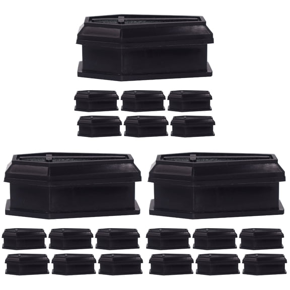 WORGEOUS 21 pcs Halloween Party Coffin Design Candy Box Props Prank Props