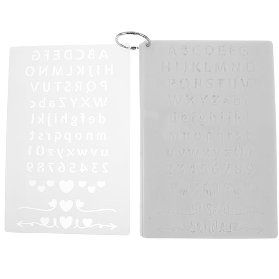 GOOHOCHY Journal Stencils Plastic For Women Girls 24Pcs 5.51X8.26Inches