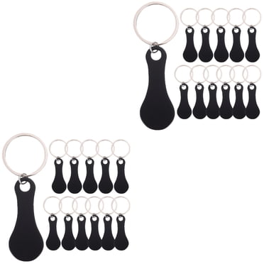 10x Shopping Trolley Tokens – Keyring Style – UK Fit – Unbranded