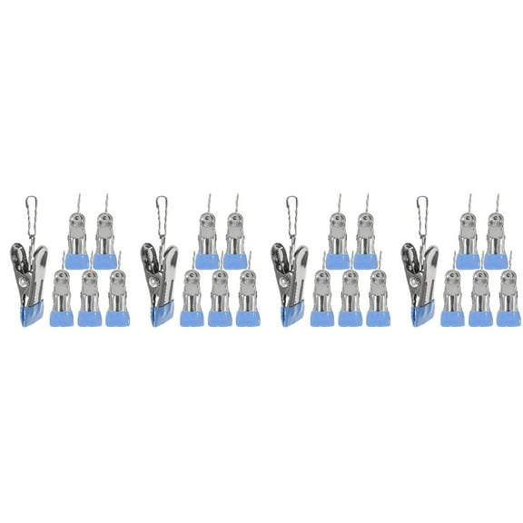 WORGEOUS Pcs Stainless Steel Clothespins Heavy Duty Laundry Clothes Pin Clothing Clips