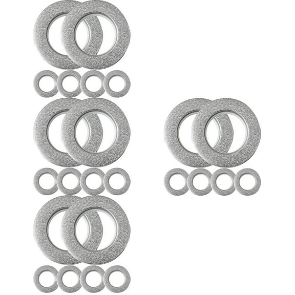 FUEENIRVA Drapery Grommets Light Grey Plastic Reusable for Curtains 24Pcs