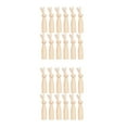 WORGEOUS 24 pcs Unpainted Wooden Bunny Figurines Small Wooden Animals ...