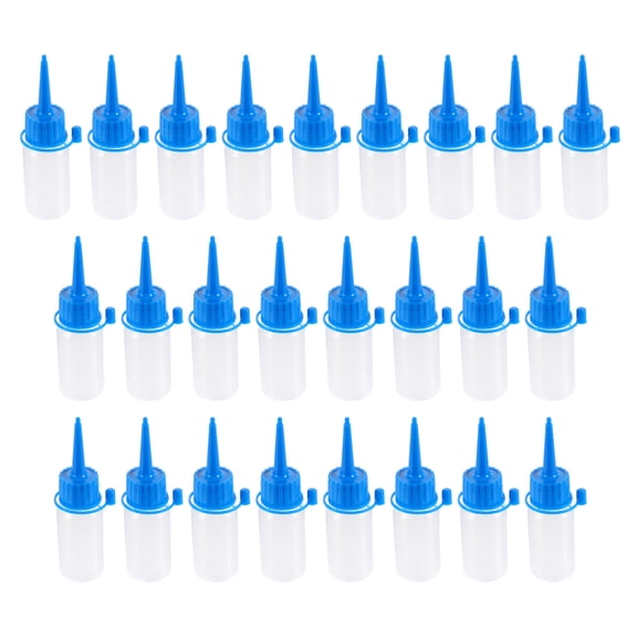 GOOHOCHY Sewing Machine Oil Bottles Blue PET 25Set