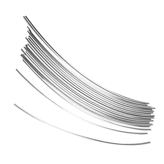 GOOHOCHY Guitar Fret Wire Set Silver 25Pcs 11In
