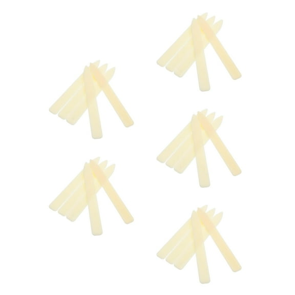 WORGEOUS 25 pcs Bone Folder Tool Plastic Bone Folder Paper Creaser for Paper Crafts Bookbinding