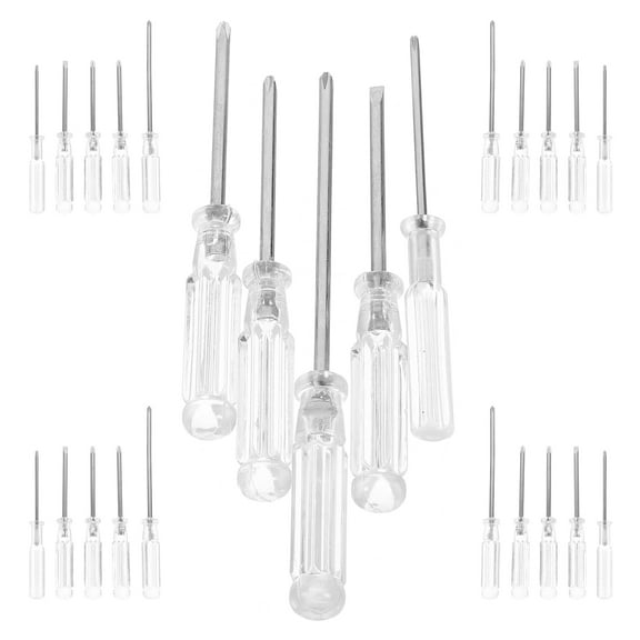 WORGEOUS 25pcs Small Screwdriver Repair Screwdriver Toys Repairing Screwdriver Portable Hand Tools