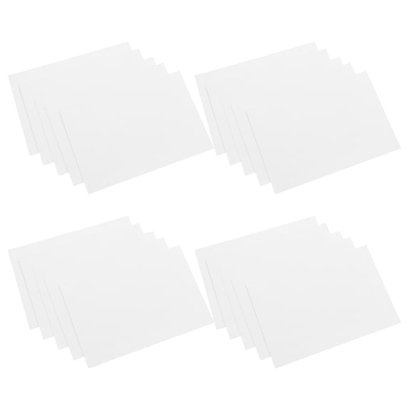 WHAMVOX White Blank Cards for DIY Crafting and Writing 25pcs Heavyweight Cardstock 15x10cm