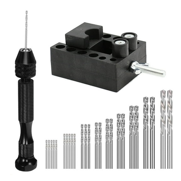 WORGEOUS 27 Pcs Carve Task Manual Punch Kit Rotary Drilling -saving