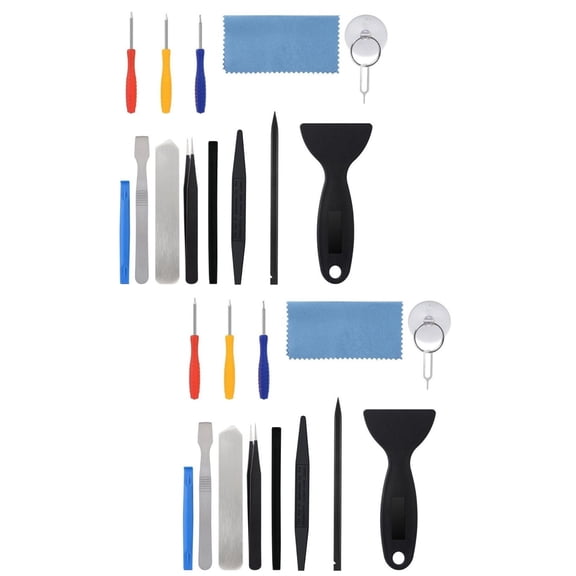 WEUVEB 28-Piece Electronic Repair Tool Kit with Steel Construction, Assorted Colors for Precise Device Disassembly and Maintenance