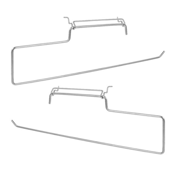 WORGEOUS 2PCS Pegboard Accessory Hooks Iron Pegboard Hooks Pegboard Towel Rack Pegboard Storage Hanger for Efficient Kitchens Bathrooms Garages Organization