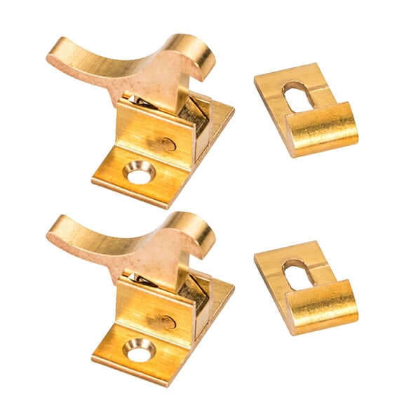 BESTYASH 2Pcs Copper Window Locks Zinc Alloy Rust Resistant Window Security for Home Use