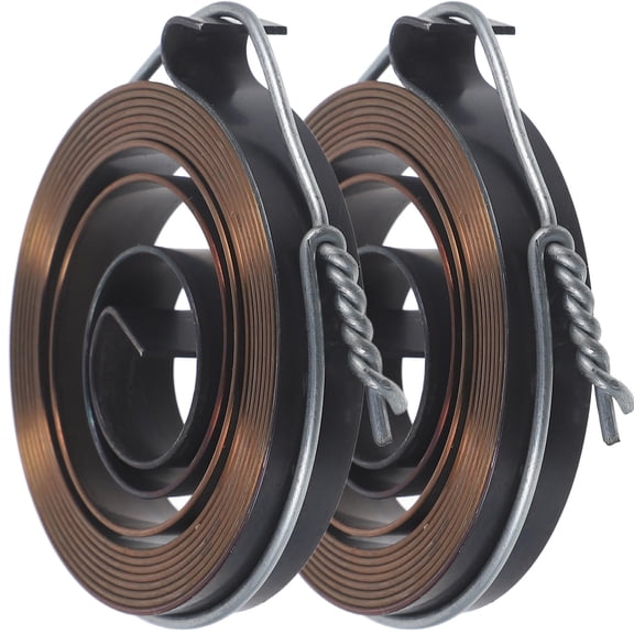 WORGEOUS 2Pcs Drill Press Quill Feed Return Coil Spring Parts Assembly Spring Replacement
