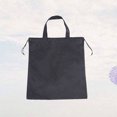 thumbnail image 1 of BESTYASH Reusable Trolley Bags Storage Pouch Black Polyester 2pcs, 1 of 8