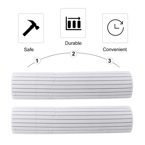 BESTYASH Bestyash Mop Head Refill Pva Sponge Quick Drying for Floor Cleaning 2Pcs