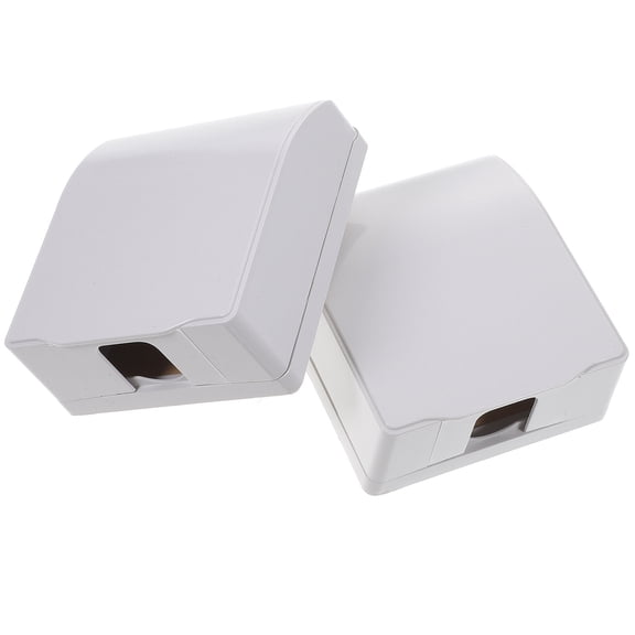 BESTYASH Wall Plate Cover White, Simple and Practical Safety Protector, 2 Pieces for Electrical Outlet