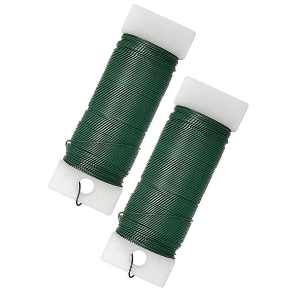 BESTYASH Green Floral Wire for Garden Use Plant Ties for Flower Arrangement DIY Crafts