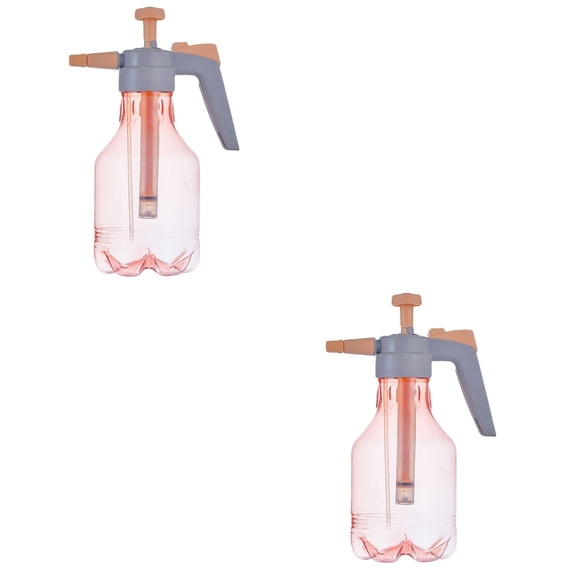 WORGEOUS 2pcs 2L Thickened Gardening Watering Pot Water Spray Can Hand Pressure Mist Sprayer