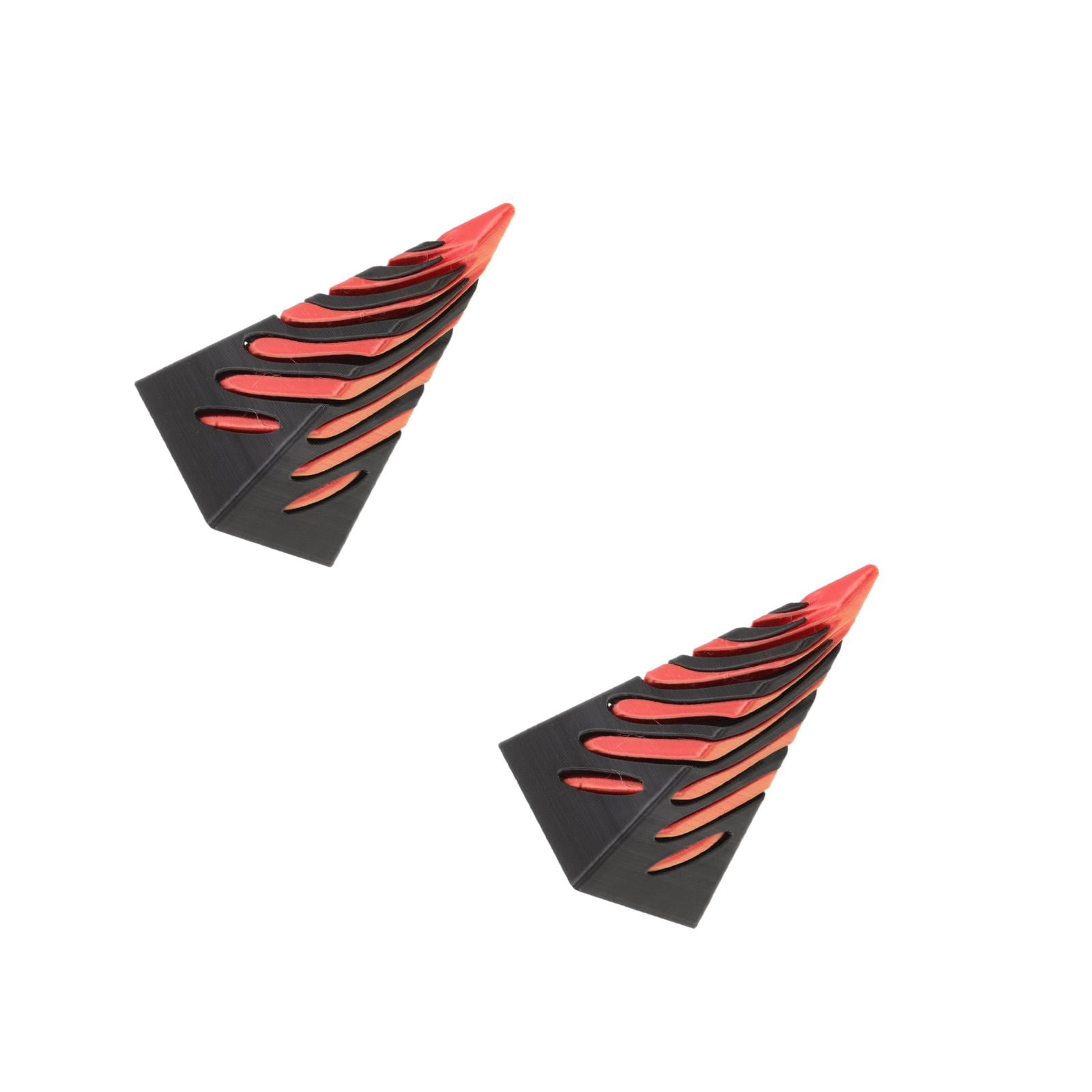 WORGEOUS 2pcs 3d Printing Spiral Illusion Toy Impossible Passthrough ...