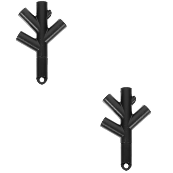 WORGEOUS 2pcs 4-way Multi Headphone Audio Splitter Phone Computer Headphone Audio Splitter