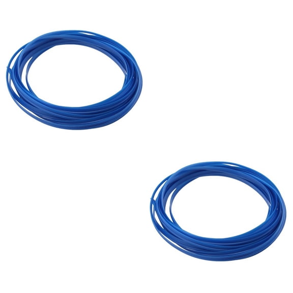 WORGEOUS 2pcs 5M DIY Universal Automobile Car Motor Interior Exterior Decoration Moulding Trim Strip Line (Blue)