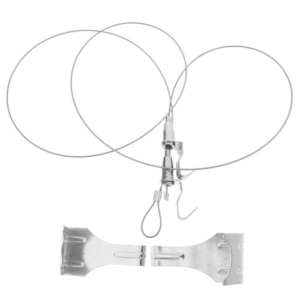WORGEOUS 2pcs Adjustable Picture Hanging Wire Mirror Frame Hanging Heavy Duty Stainless Steel Wire Rope Supports Art Display Mounting Hanger For Hanging Mirror Light Lamp Basket Flowerpot