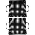 thumbnail image 1 of WORGEOUS 2pcs Barbecue Grilled Fish Tray BBQ Food Container Non-stick Grill BBQ Plate, 1 of 8