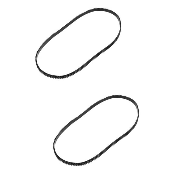 WORGEOUS 2pcs Bread Maker Belt Replacement Rubber 175-tooth Bread Machine Drive Belt Accessory