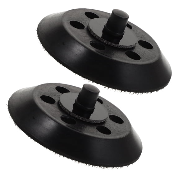 WORGEOUS 2pcs Car Buffing Plate Polishing Tray Sandpaper Polishing Tray Polishing Pad for Drill Car Polisher Backing Plate Sander Tool