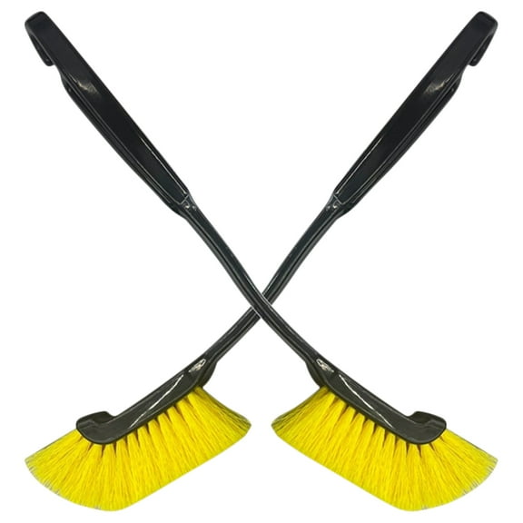 WORGEOUS 2pcs Car Wash Brush Wheel Brush Car Detailing Brush Tire Cleaning Brush With Long Handle Car Interior And Exterior Cleaning Supplies