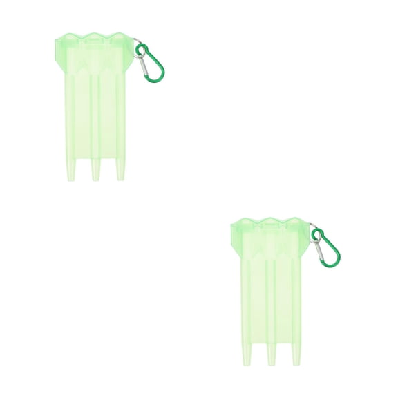 WORGEOUS 2pcs Carrier Plastic Case Storage Box for Darts Portable Darts Storage Case Box