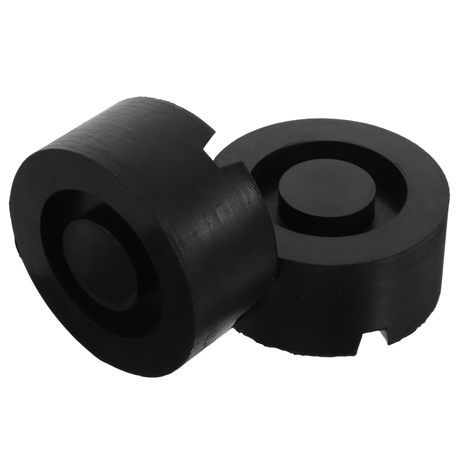 WORGEOUS 2pcs Circular Pad For Jack Stand Jack Support Board Auto Lift Pads Rubber Block Rv Stabilizer Jack Pad Square Floor Jack Pad