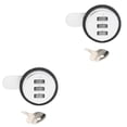 thumbnail image 1 of WORGEOUS 2pcs Combination Cam Cabinet Lock Black Zinc Alloy Convenient Password Security Lock, 1 of 8