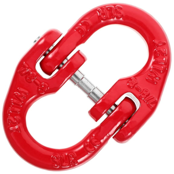 WORGEOUS 2pcs Connecting Link Safety Chain Attachment 2T Load Steel Tow Hitch Connector