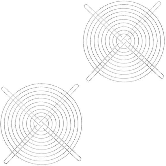 WORGEOUS 2pcs Exhaust Fan Grille Cover Exhaust Fans Guard Protector Exhaust Fans Metal Protector