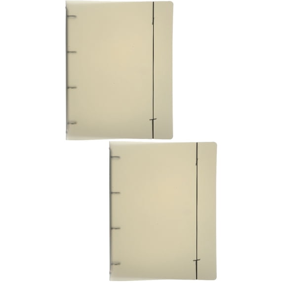 WORGEOUS 2-Pack Expanding Plastic File Folders Reusable File Organizer Container for Document Storage and Organization