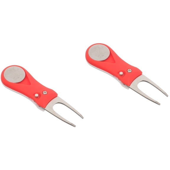 WORGEOUS 2-Pack Golf Divot Repair Tools Portable Turf Repair Accessories for Golf Course Maintenance
