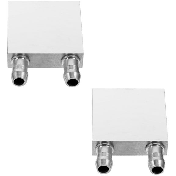 WORGEOUS 2pcs Gpu Water Cooler Aluminum Alloy Water Cooling Block Liquid Cooler Supply 40x40mm