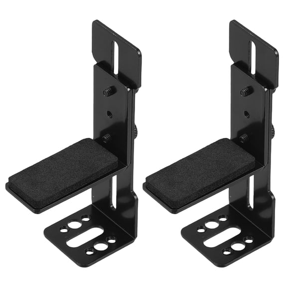 WORGEOUS 2-Pack GPU Support Brackets for Graphics Cards, Anti-Sag Holders Compatible with 12cm Fans, Black