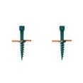 thumbnail image 1 of WORGEOUS 2pcs Ground Spike Parasol Umbrella Ground Spike Umbrella Base For Patio Umbrella Base Plastic Beach Umbrella Sand Anchor, 1 of 8