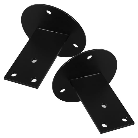 WORGEOUS 2pcs Handrail Brackets Indoor Stair Railings Stainless Steel Handrail Support Hardware Railing Brackets