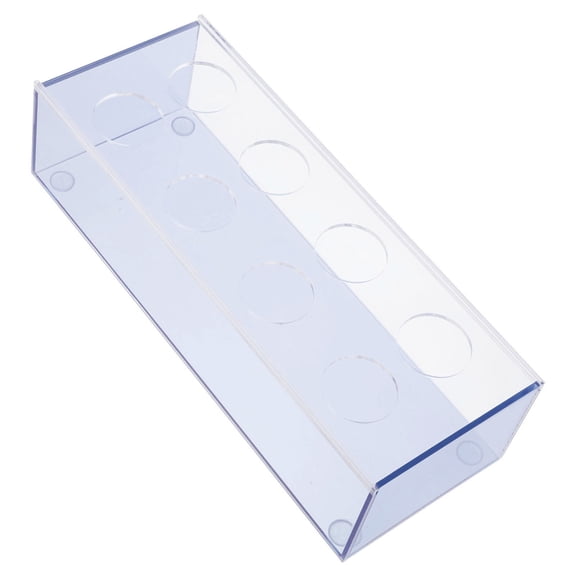 WORGEOUS 2pcs Hydroponic Vase Centerpieces Clear Plastic Rectangular Vase Plants Plastic Flower Vase