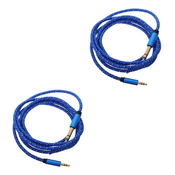 WORGEOUS 2pcs Instrument Guitar Cable 6.5 Mm Guitar Bass Amp Cord 3.5 Mm Male Jack Stereo Audio Balanced Line For Electric Guitar Bass Keyboard Amplifier Speaker