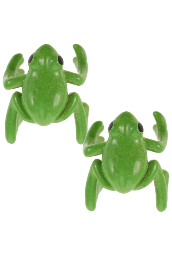 2pcs Lovely Frog Ear Cuff Earrings Lightweight Ear Jewelry Frogs Earrings Earrings Animal Clip On Earrings Ear Bone Cuffs Clips
