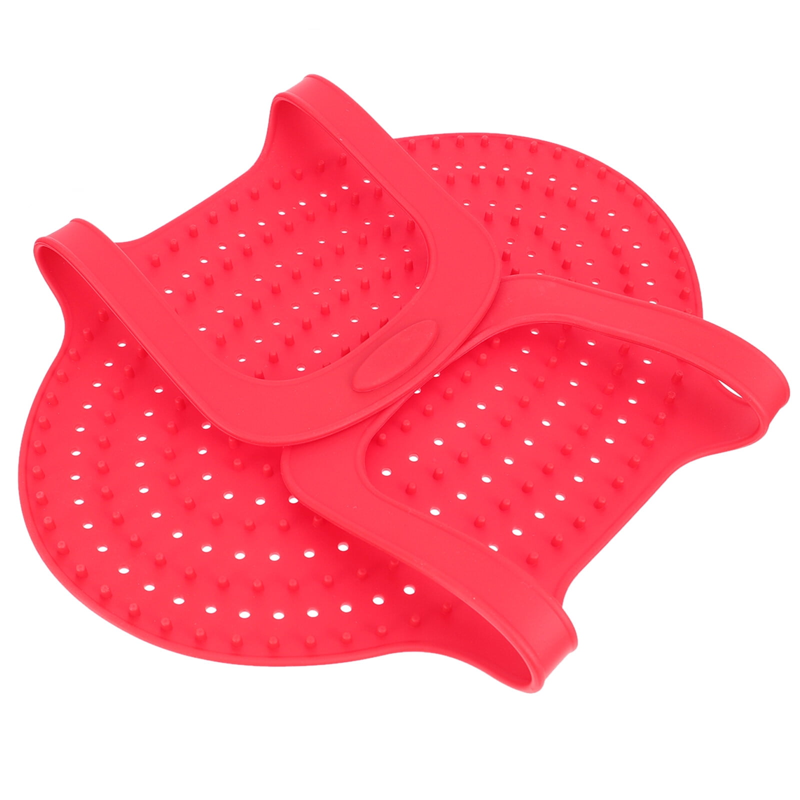 WORGEOUS 2pcs Non-Stick Silicone Sling Turkey Lifter Turkey Holder Basket Meat Baking Mat