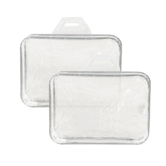 WEUVEB Quilt Storage Pouch Storage Bag PVC Large Capacity Travel Luggage 2Pcs