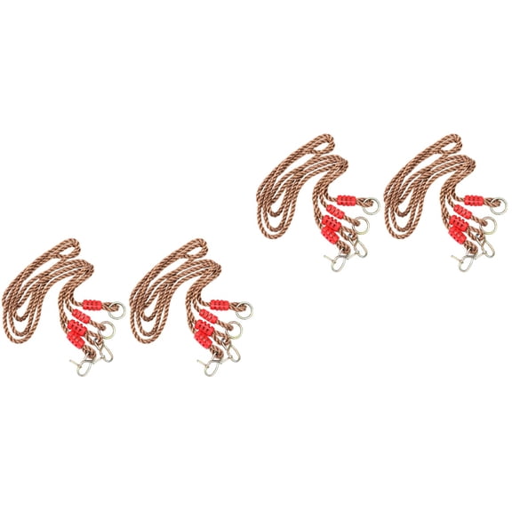 WORGEOUS 2pcs Pair of 1.8M Adjustable Swing Rope Load-bearing 300KG